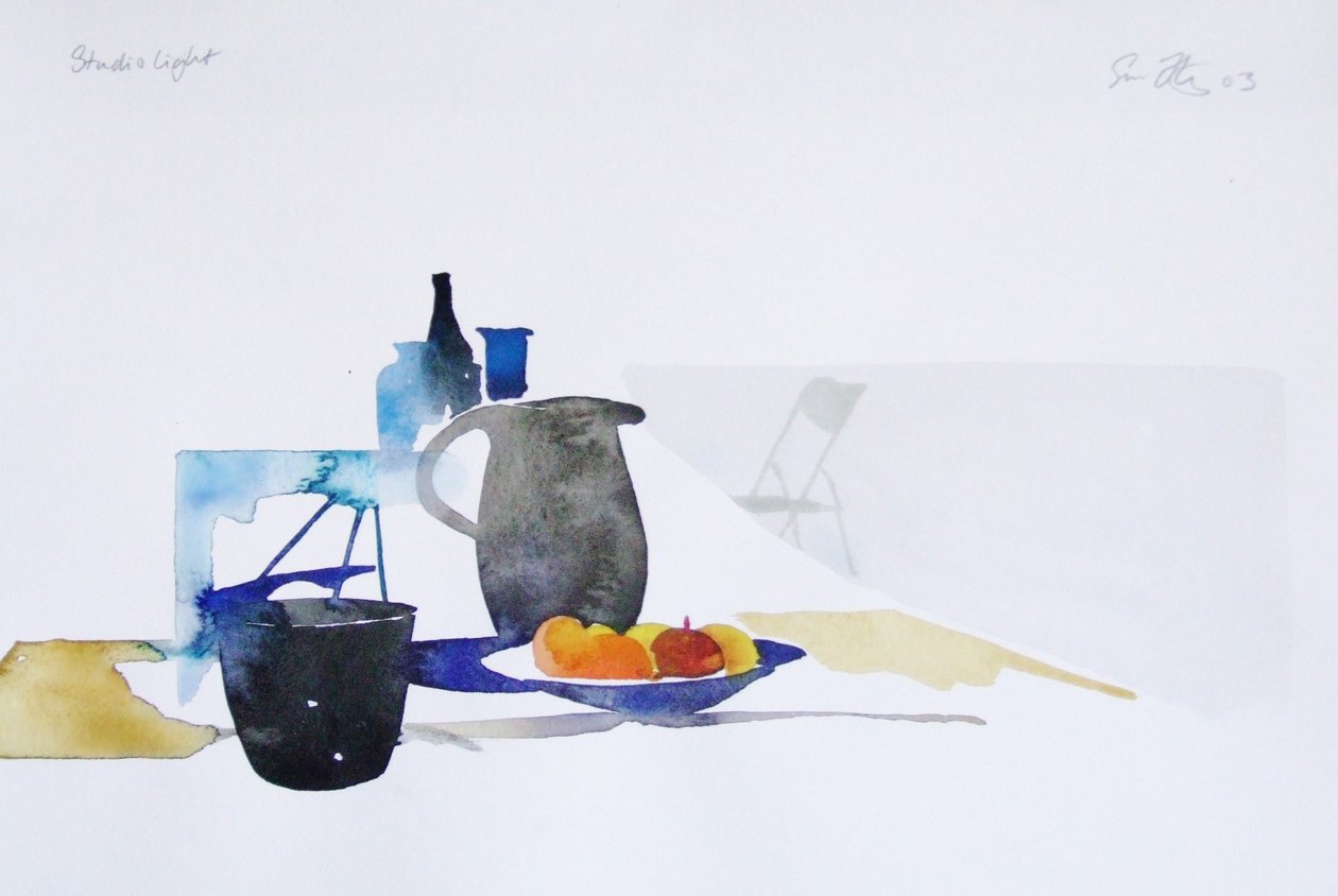 Studio light, 2003 (akvarel) af Simon Fletcher