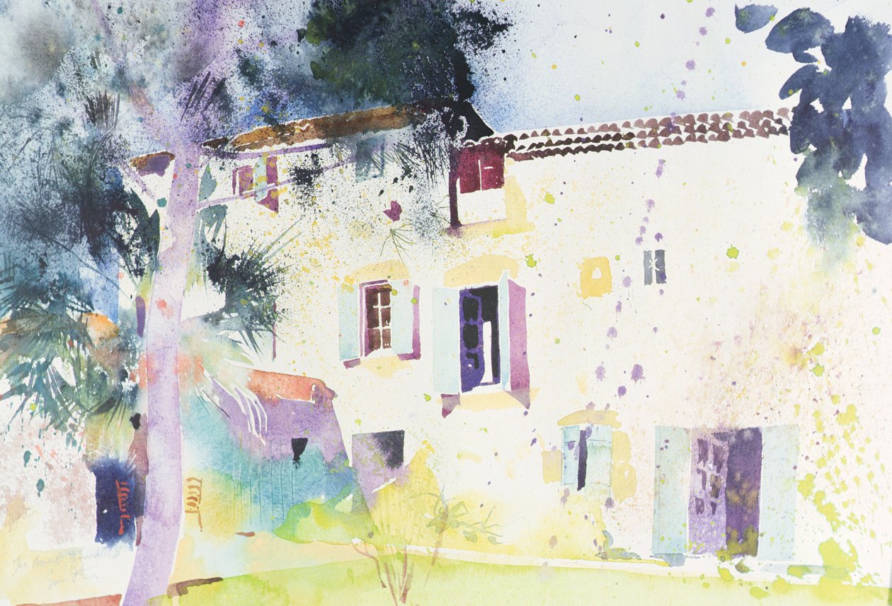 Huset Bourdic, 2003 (akvarel) af Simon Fletcher