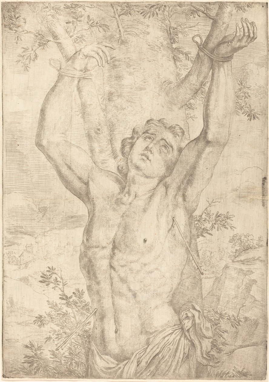 Sankt Sebastian af Simon Francois