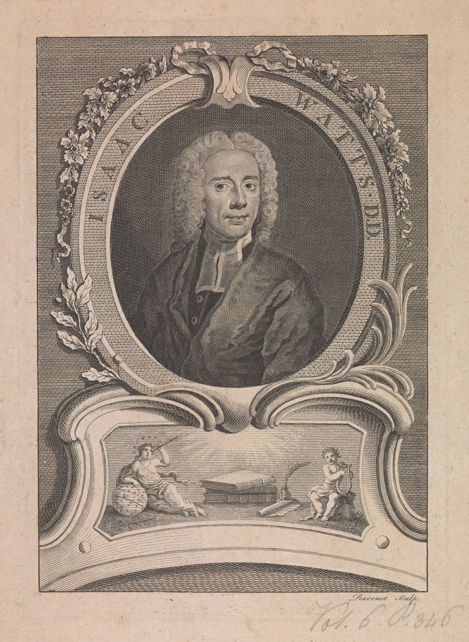 Isaac Watts af Simon Francois Ravenet