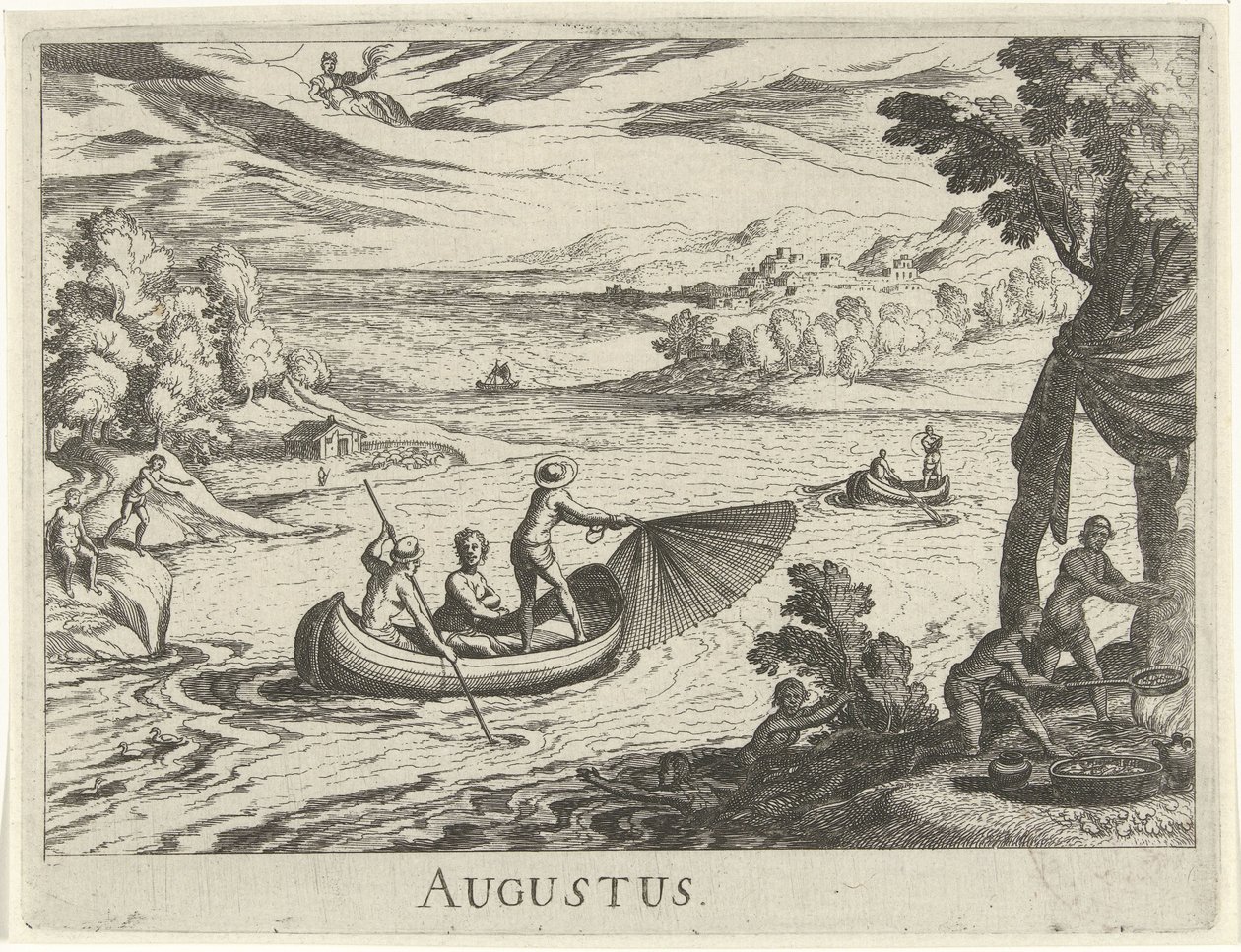 august august (titel på objekt) Tolv måneder (serietitel) af Simon Frisius