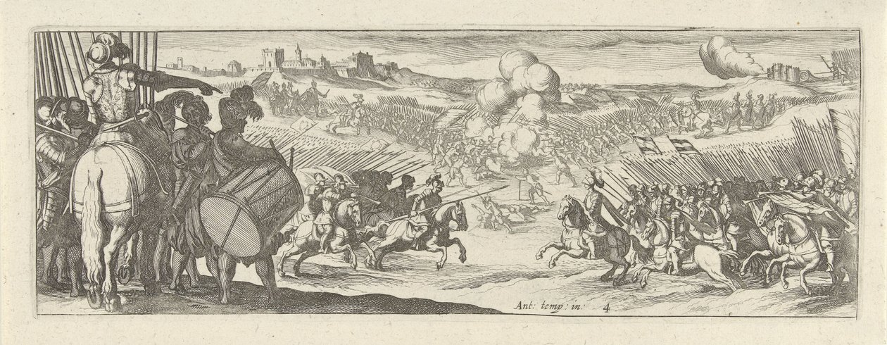 Cavalerist spreekt soldieren tå Cavalry (serietitel) Faecvnda hvad er den elskede af Phaebus og den taknemmelige Florentia til mænd af skarpt geni, nok er vist af pvgnas, enthea ved kraften af ​​de bryster, som Mercury udskårne den rettidige klient (seriet af Simon Frisius