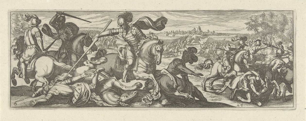 Veldslag Cavalry (serietitel) Faecvnda hvad er den elskede af Phaebus og den taknemmelige Florentia til mænd af ivrig geni, nok er vist af pvgnas, enthea ved kraften af ​​de bryster, som Mercury udskårne den garvede klient (serietitel) af Simon Frisius