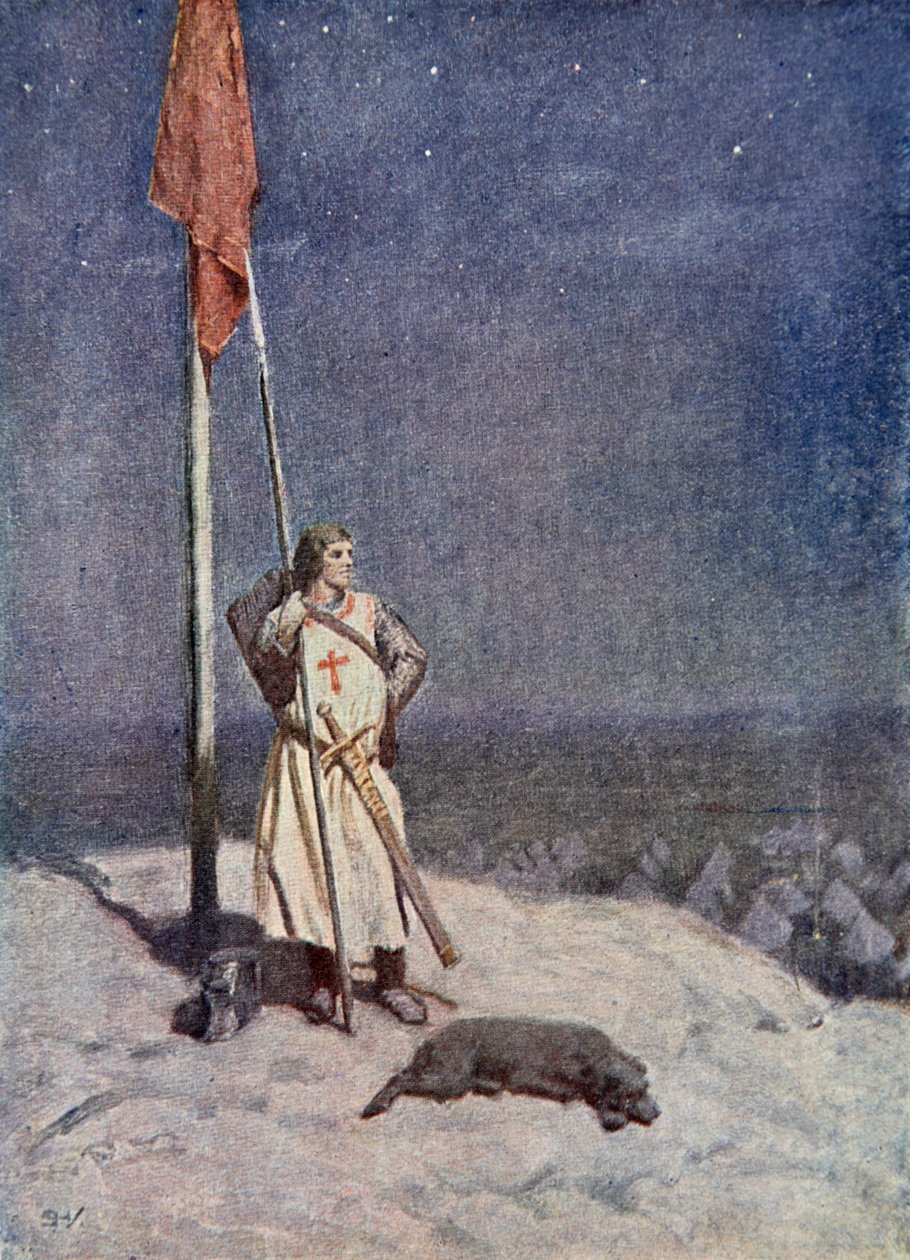 Ridderen står vagt på St. George