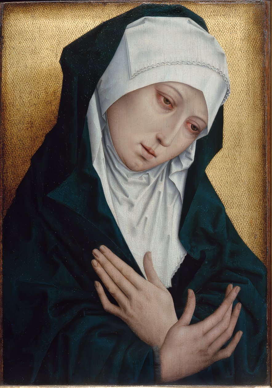 Mater Dolorosa af Simon Marmion (Werkstatt)