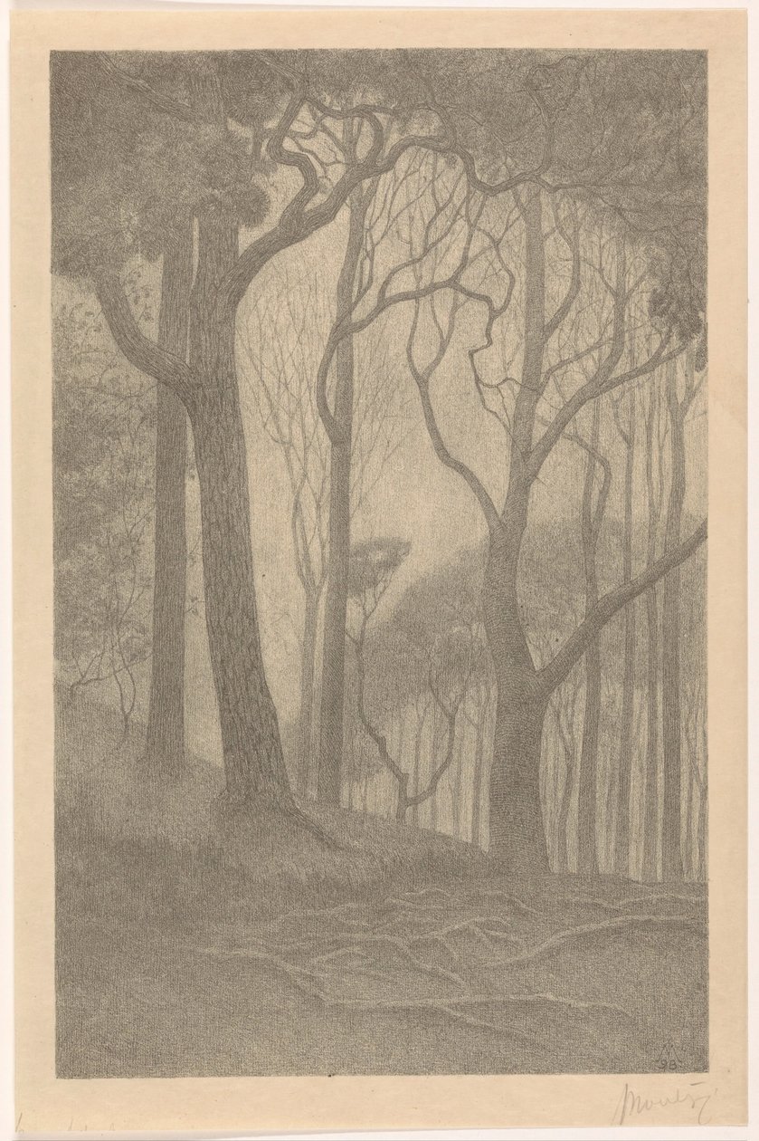 Bomen (original titel) af Simon Moulijn (signed by artist)
