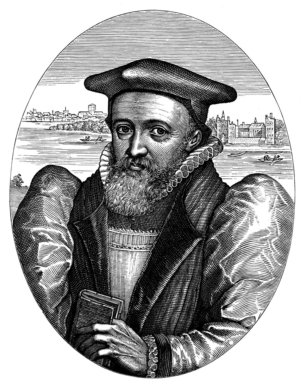 George Abbott 1562-1633, engelsk gejstlig og ærkebiskop af Canterbury, 1600-tallet af Simon Pass