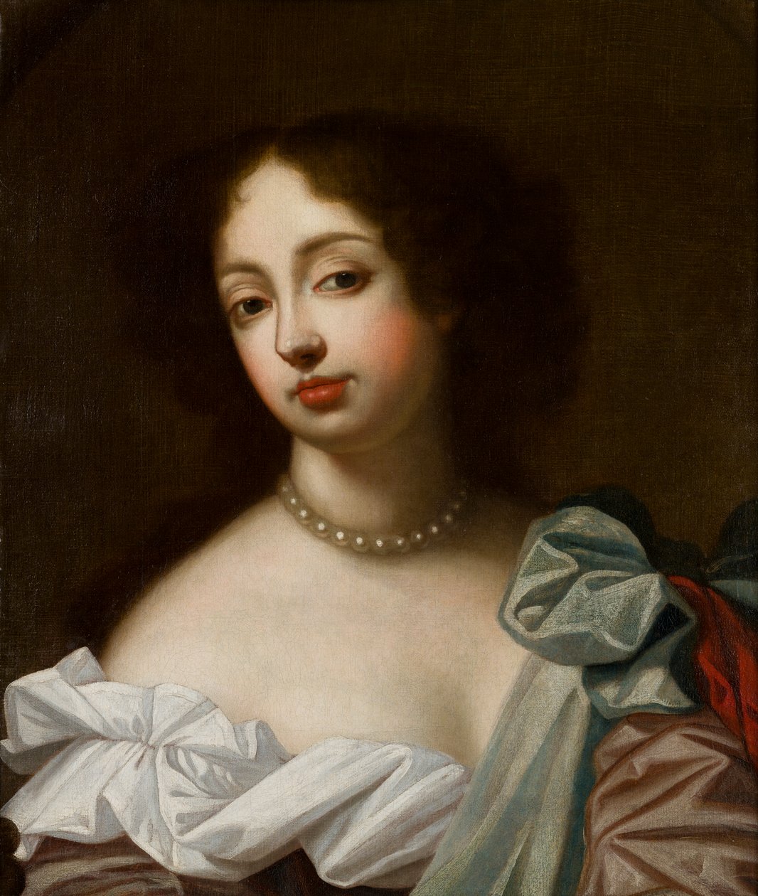 Portræt af Louise de Kérouaille, hertuginde af Portsmouth, ca. 1680-1700 (olie på lærred) af Simon Peeterz Verelst