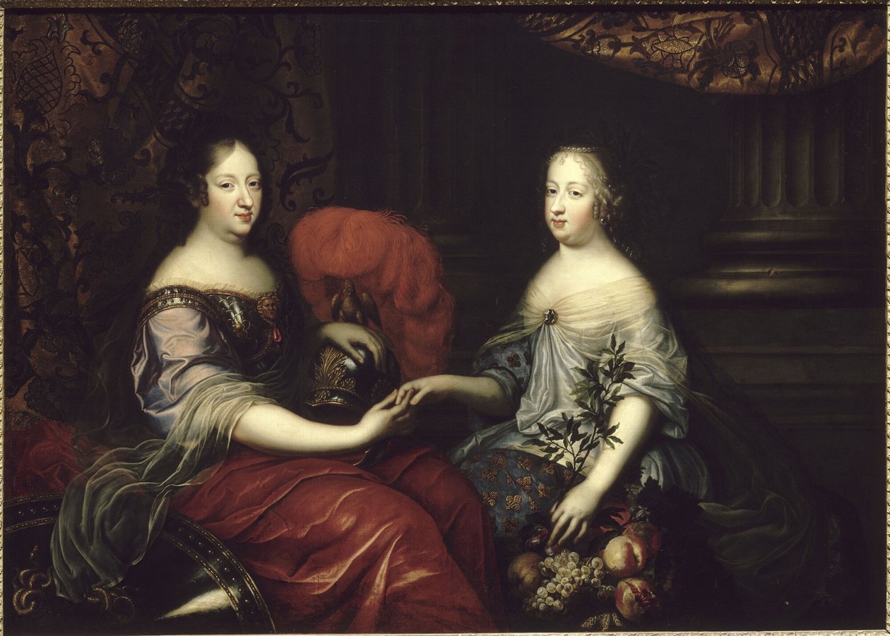 Anne af Østrig og Marie-Thérèse af Østrig, dronninger af Frankrig af Simon Renard de Saint Andre