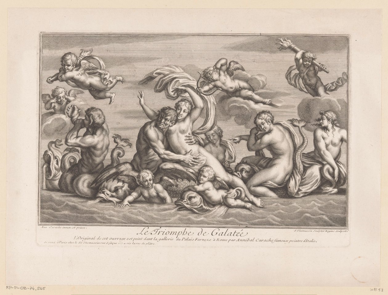 Triomf van Galatea af Simon Thomassin