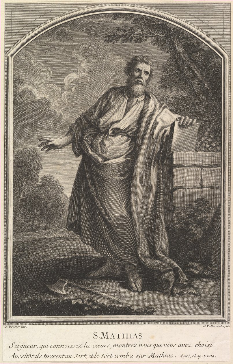 Sankt Mathias, 1726. af Simon Vallee