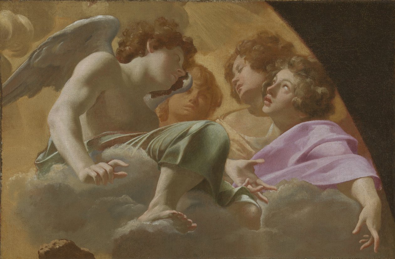 Model til altertavle i Peterskirken af Simon Vouet