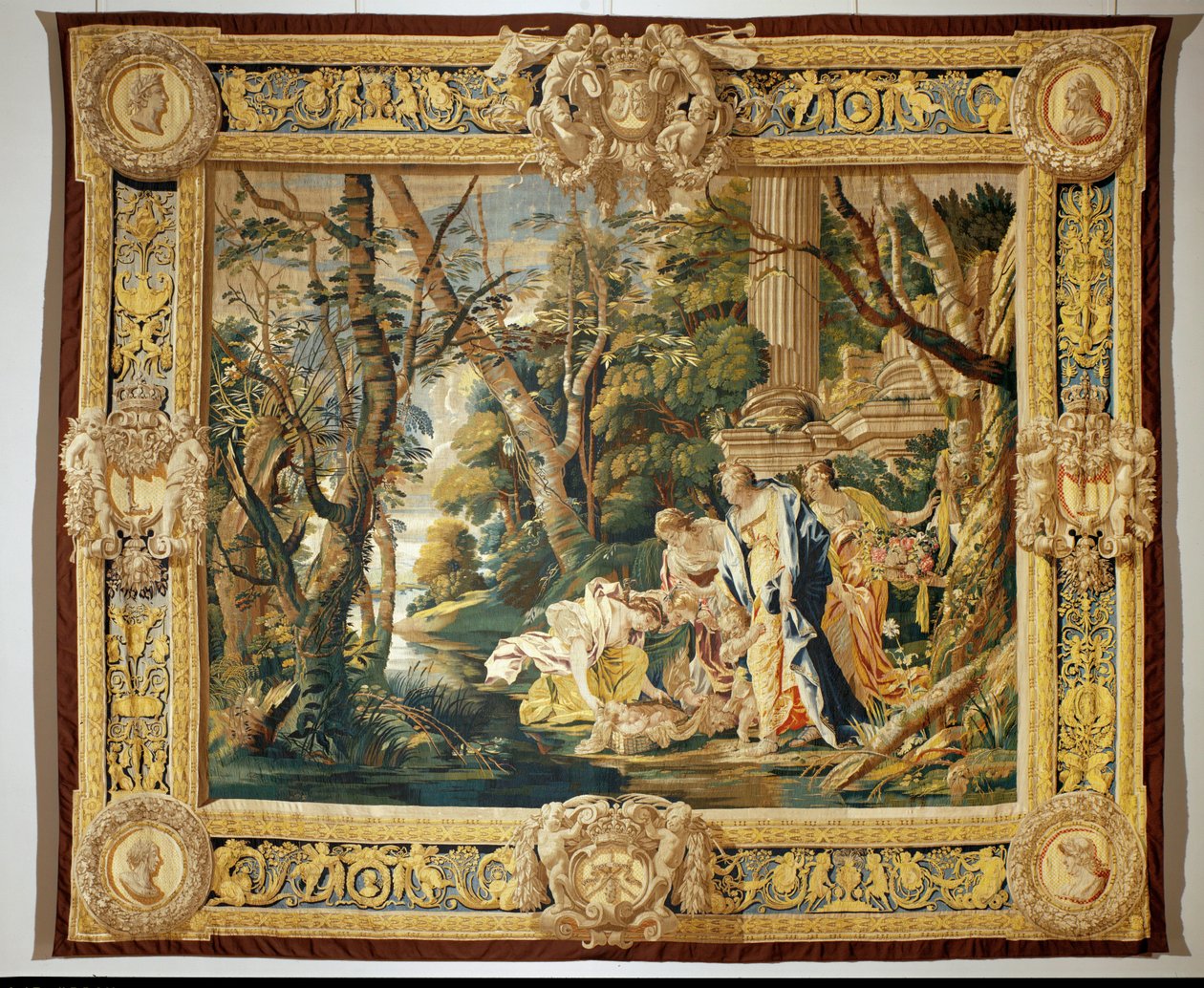 Moses reddet fra vandet ... af Simon Vouet