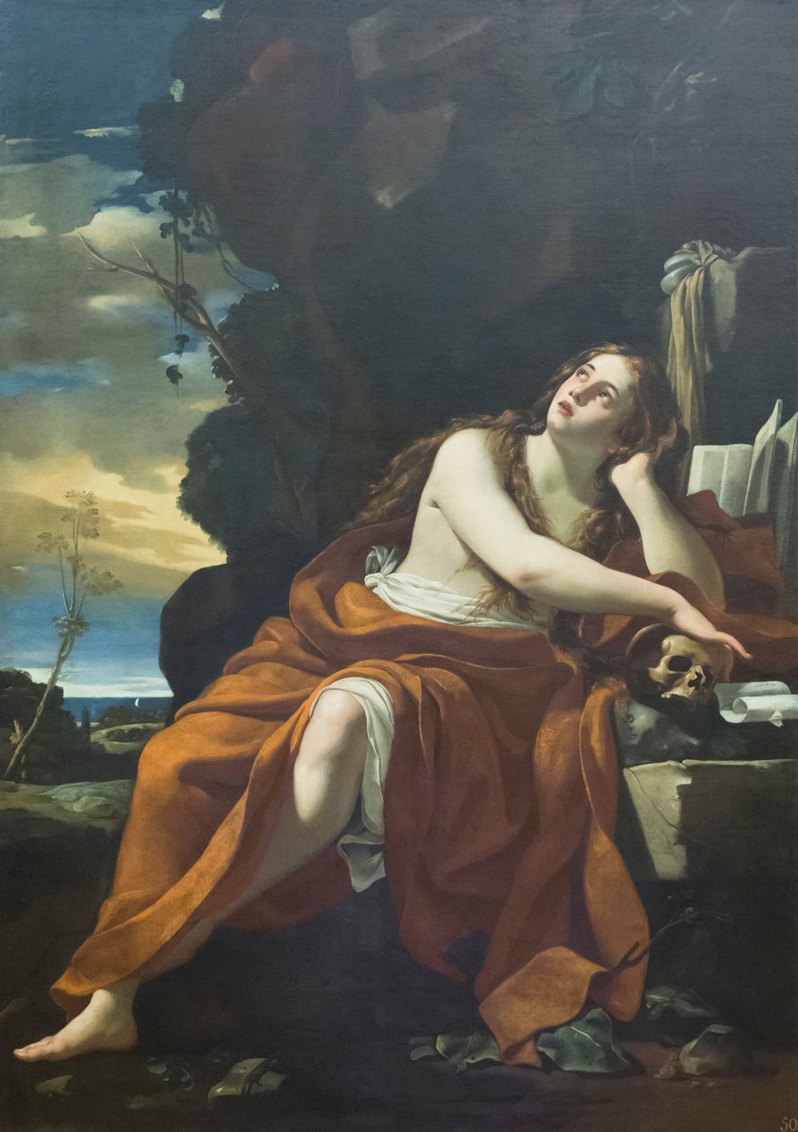Sankt Maria Magdalena angrende af Simon Vouet