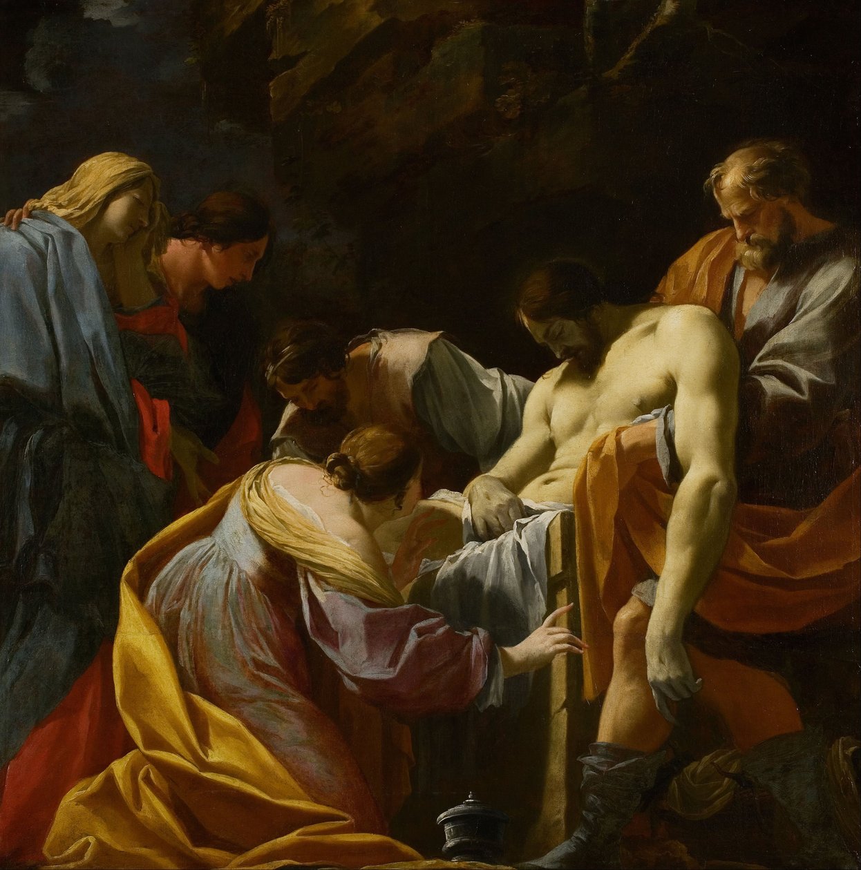 Gravlæggelsen af Simon Vouet