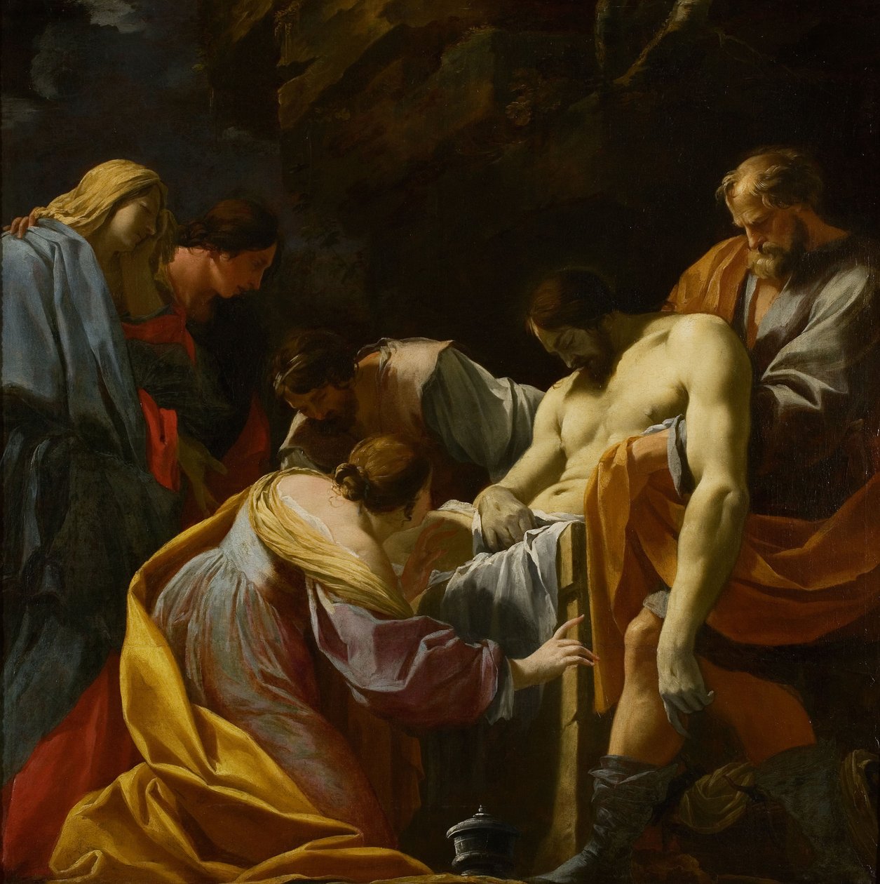 Begravelsen af Simon Vouet