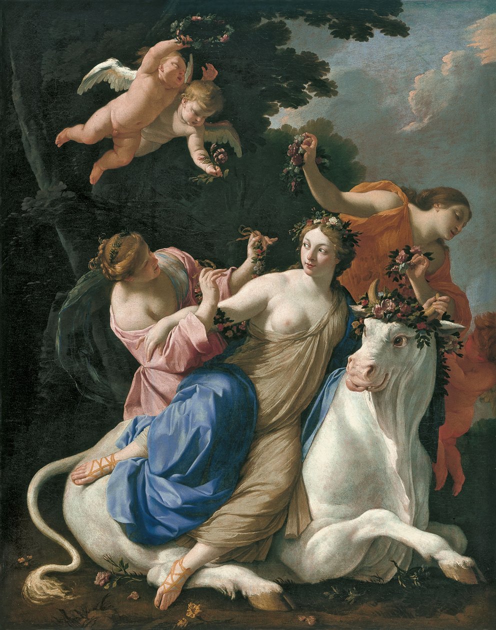 Europas voldtægt af Simon Vouet