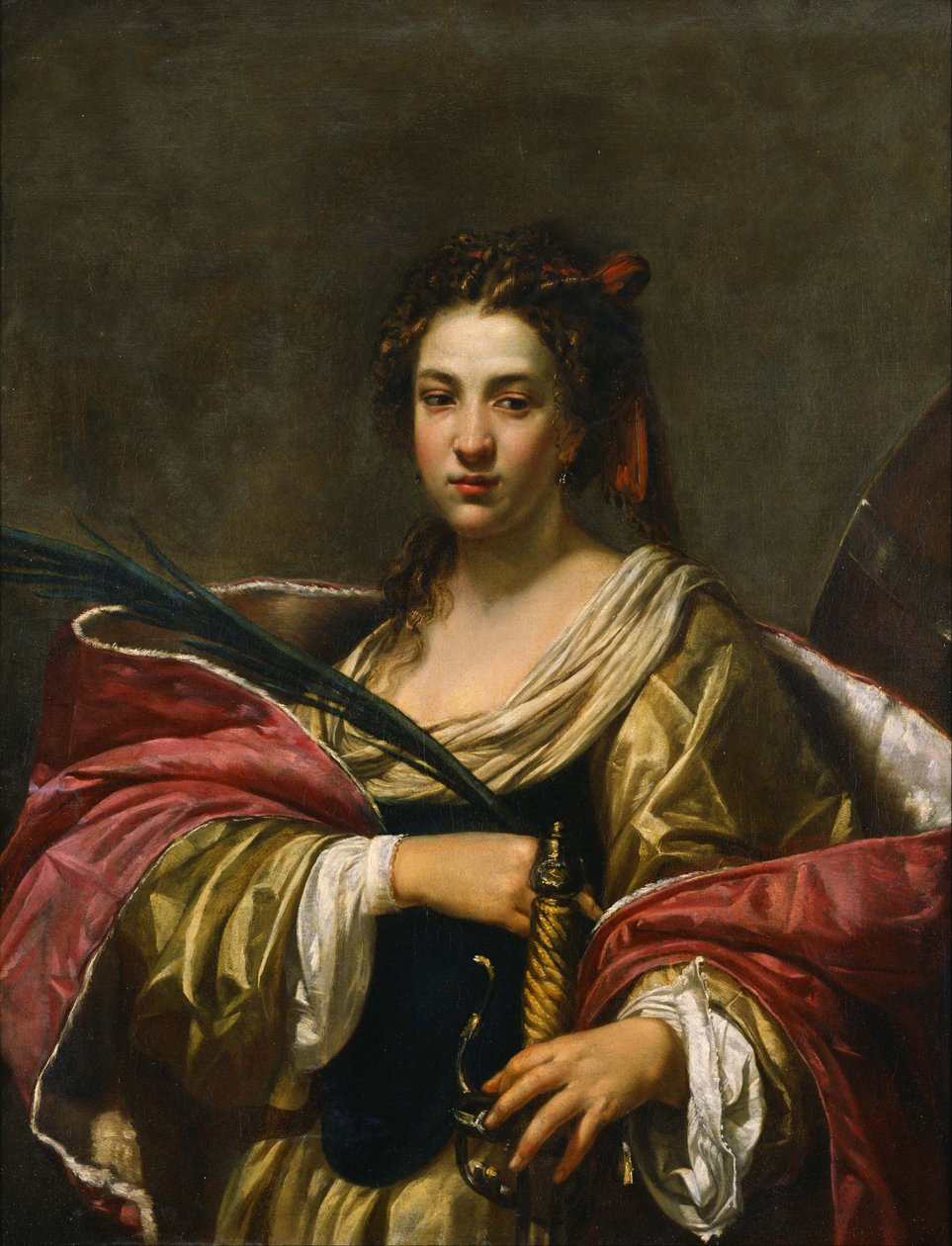 Den hellige Katarina af Alexandria af Simon Vouet