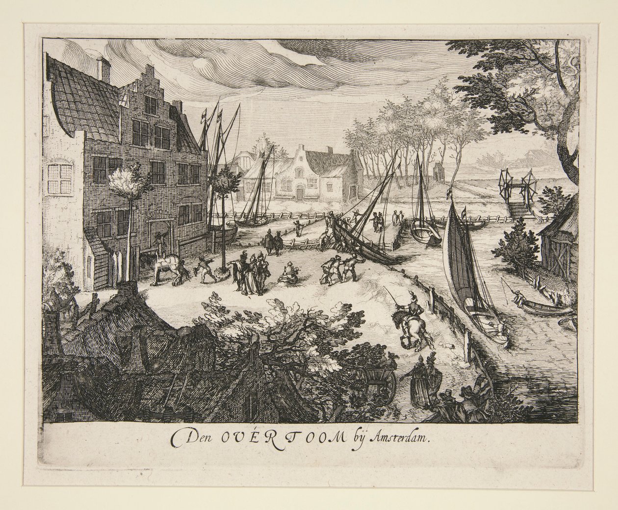 Overtoom nær Amsterdam af Simon Wynhoutsz Frisius