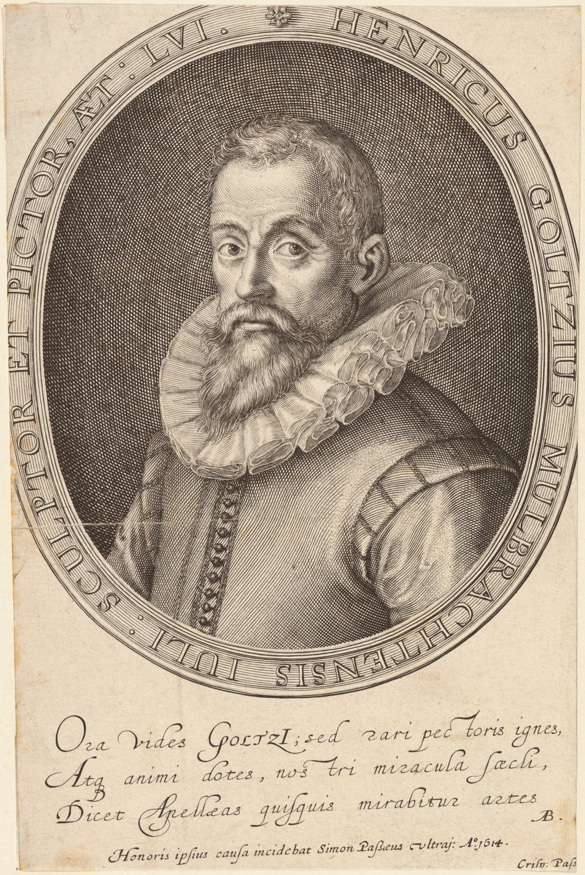 Hendrik Goltzius af Simon de Passe