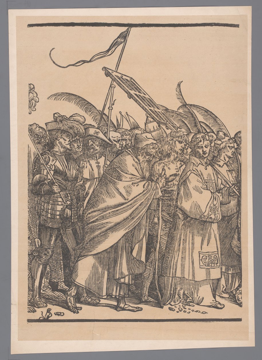 Gengivelse af anden del af trykserien De Triomf van Christus efter Joos Lambrecht af Simonau and Toovey