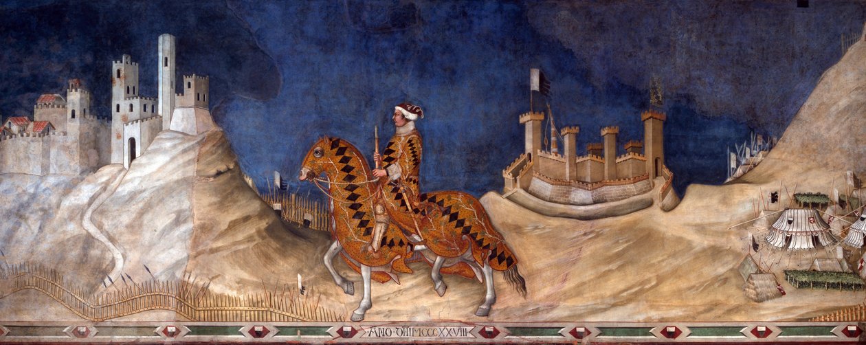 Guidoriccio da Fogliano af Simone Martini