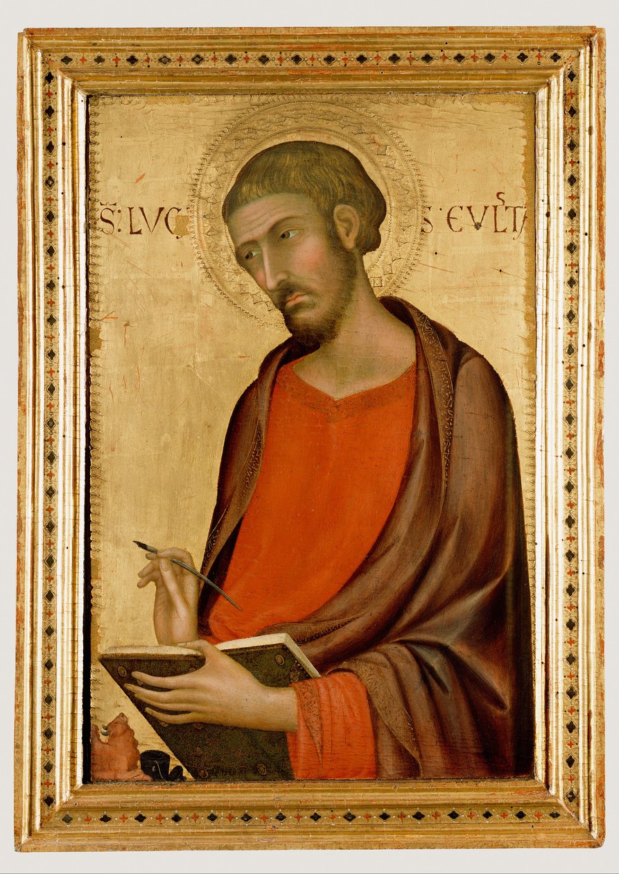 St. Luke af Simone Martini