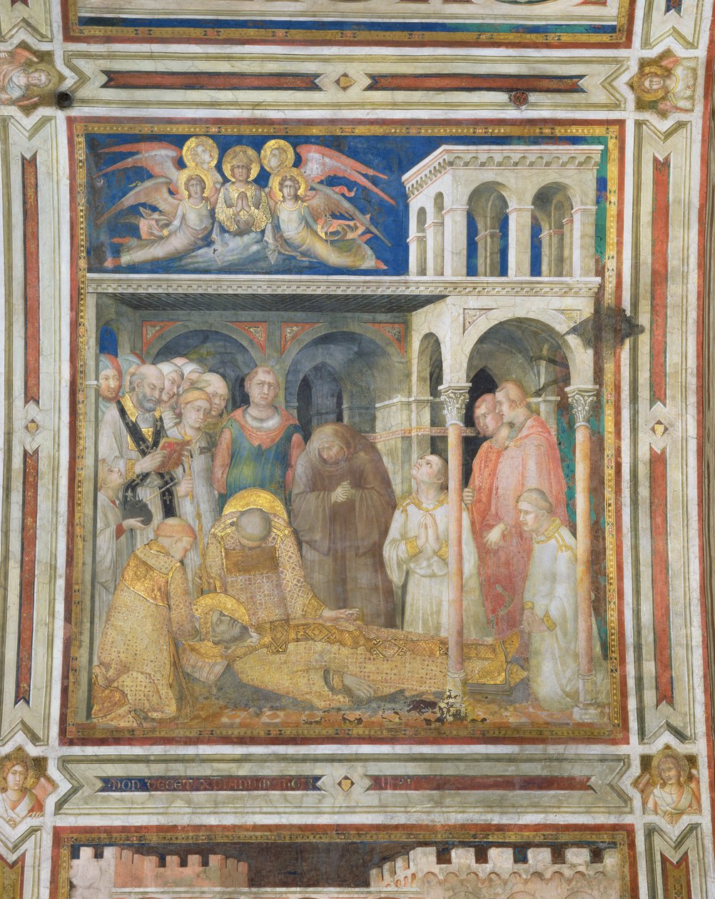Martins død, fra Sankt Martins liv, ca. 1322-26 af Simone Martini