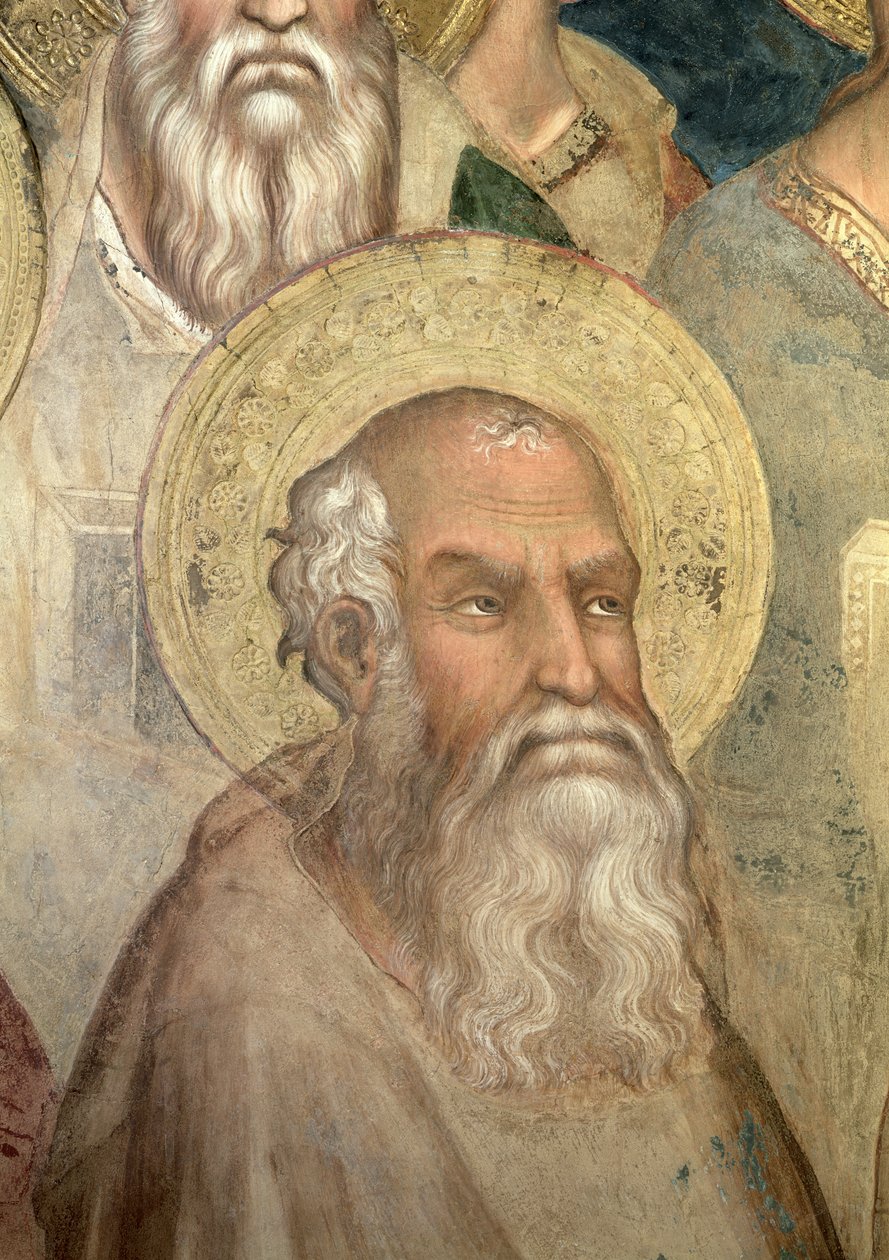 Maesta: St. John the Evangelist, 1315 (detalje af 51591) af Simone Martini