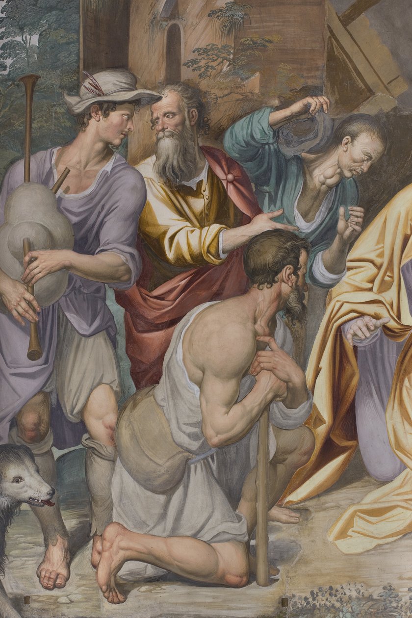 Hyrdernes tilbedelse, 1578-82 af Simone Veneziano Peterzano