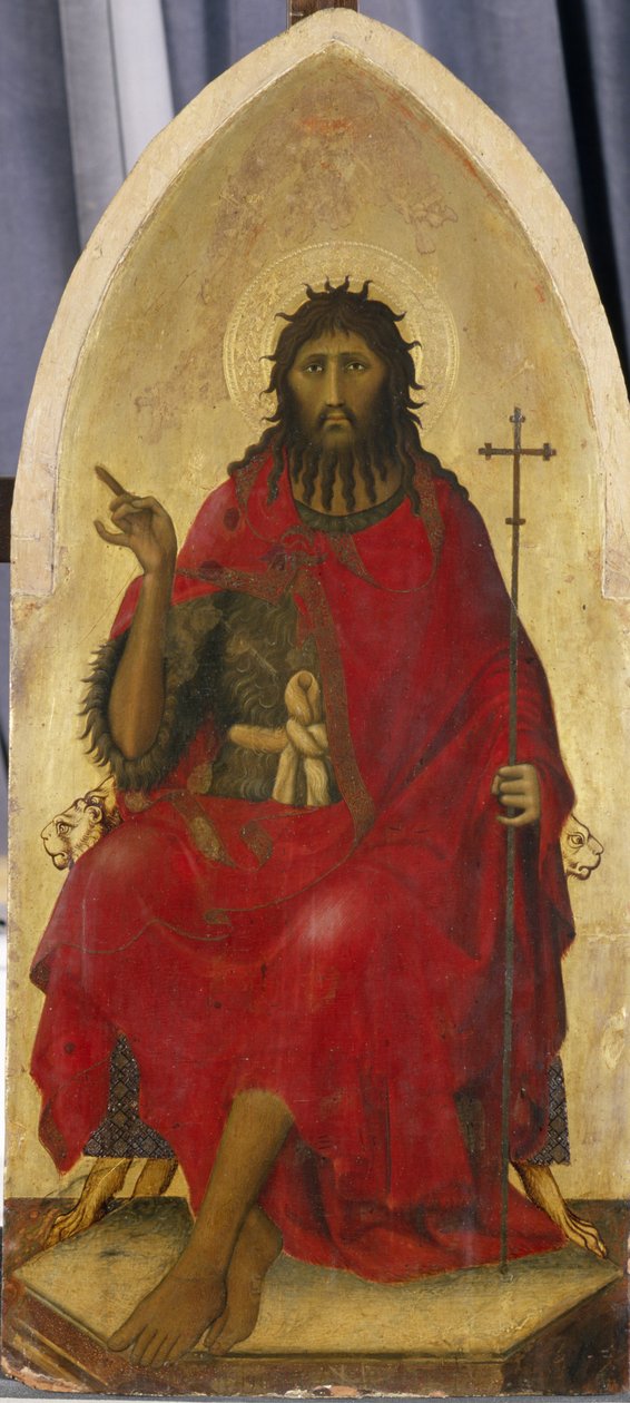 Johannes Døberen, ca. 1335 (tempera på poppeltræ) af Simone di Martino Simone di Martino
