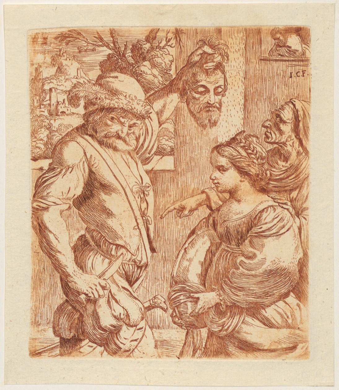 Heiliger Antonius von Padua af Simone Cantarini
