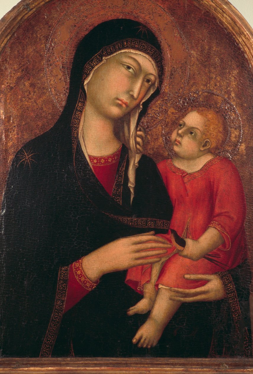 Madonna og barn af Simone Martini
