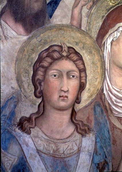 Maesta: måske St. Michael af Simone Martini