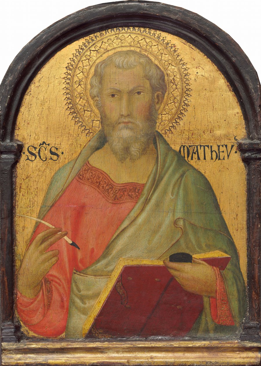 Sankt Matthæus, ca. 13151320. af Simone Martini