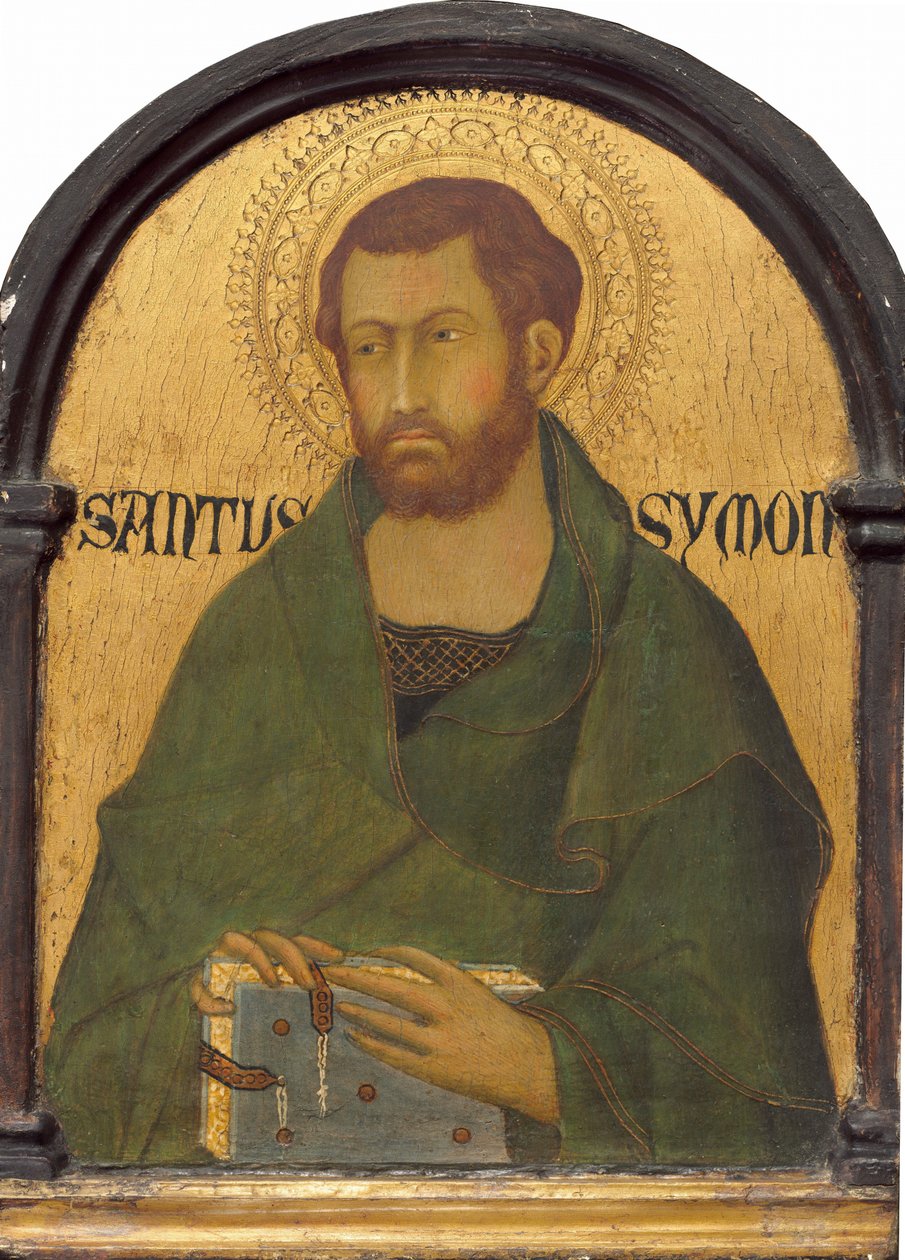 Sankt Simon, ca. 13151320. af Simone Martini