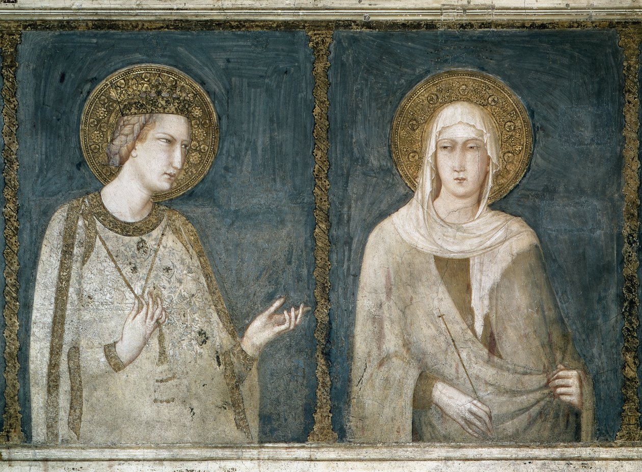 St. Elizabeth af Ungarn (eller Thüringen af Simone Martini