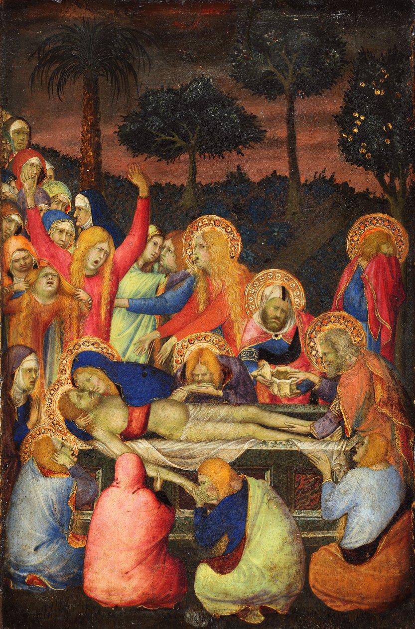 Kristi gravlæggelse af Simone Martini