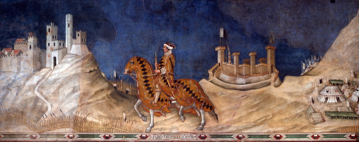 Guidoriccio da Fogliano, 1328 af Simone Martini di