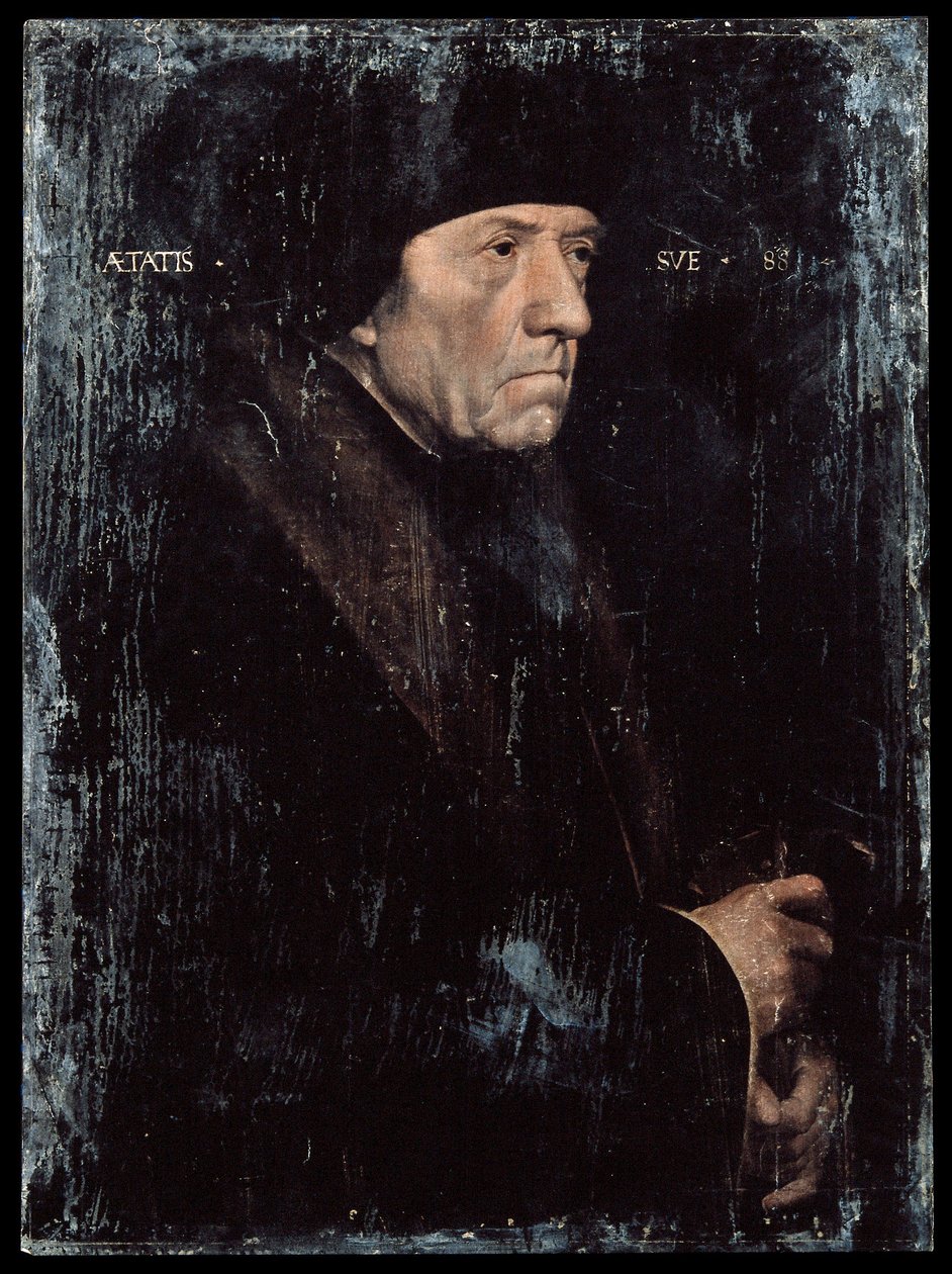 Sir John Chambers. Farvegengivelse af maleri af H. Holbein. Ikonografiske samlinger af Sir John chambers