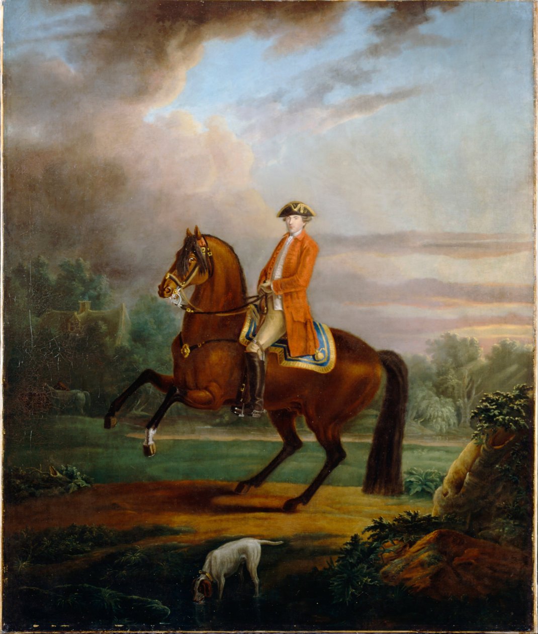 En mand, kaldet Noel Desenfans til hest af Sir Peter Francis Bourgeois