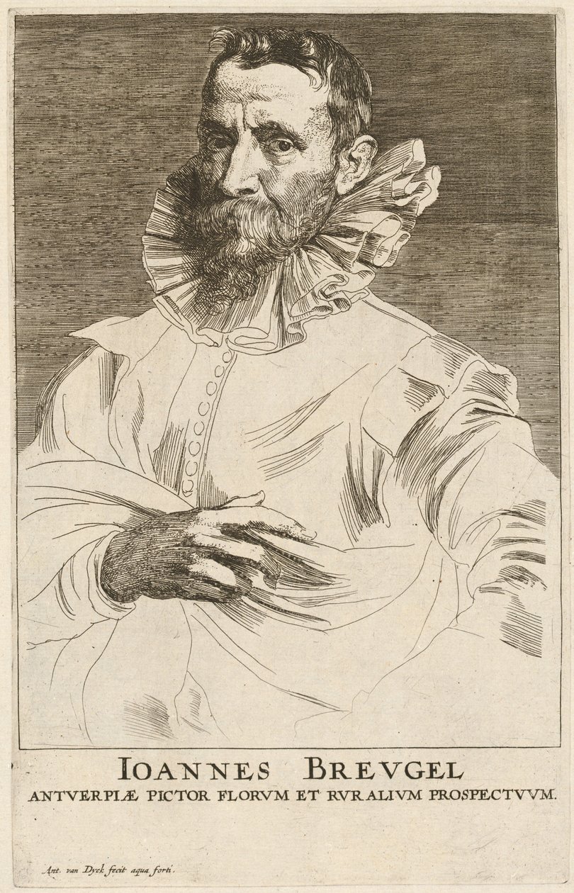Jan Bruegel den ældre af Sir Anthony van Dyck