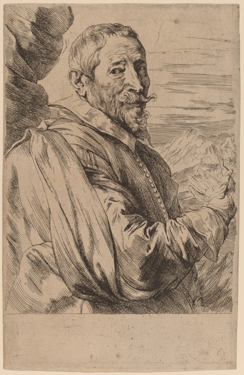 Jodocus de Momper af Sir Anthony van Dyck