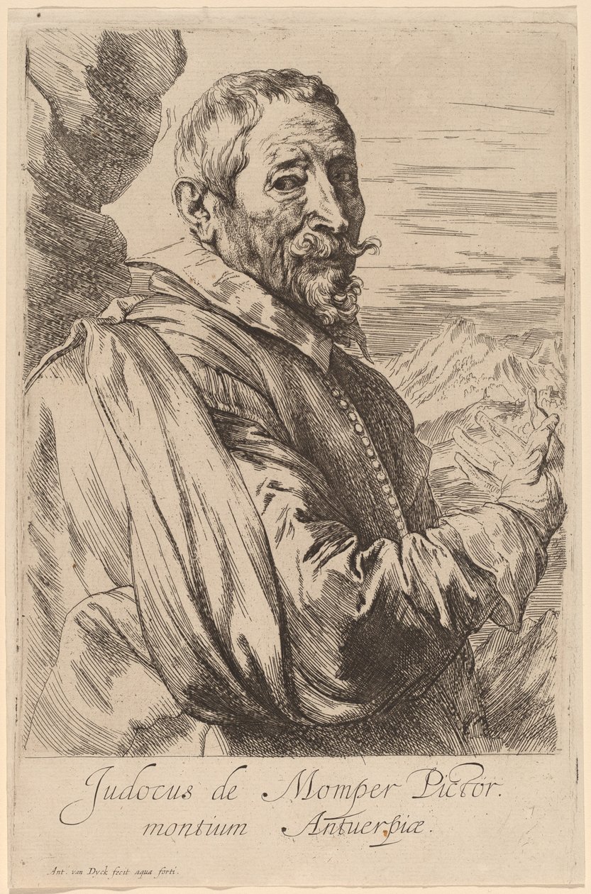Jodocus de Momper af Sir Anthony van Dyck