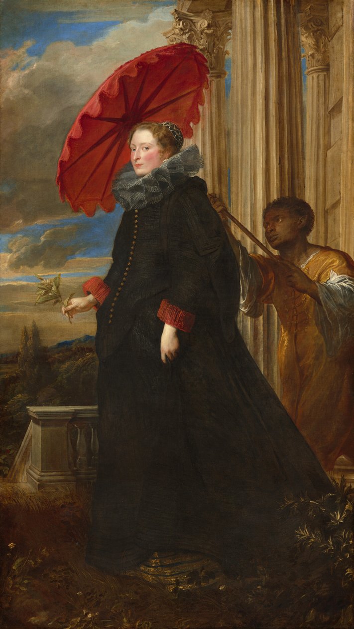 Marchesa Elena Grimaldi Cattaneo af Sir Anthony van Dyck