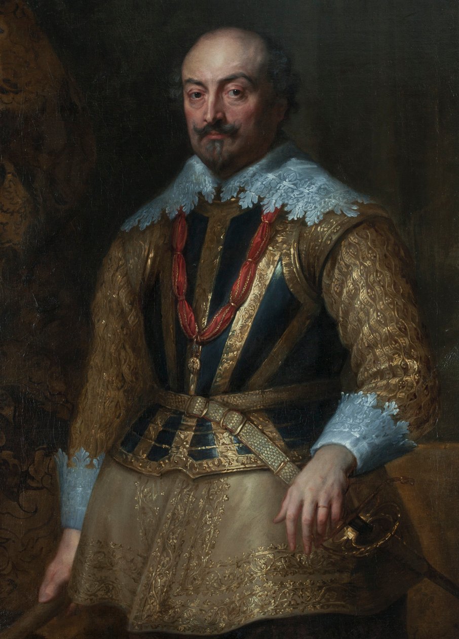 Portræt af Johannes VIII af Nassau-Siegen 1583-1638, ca. 1628-1629. af Sir Anthony van Dyck