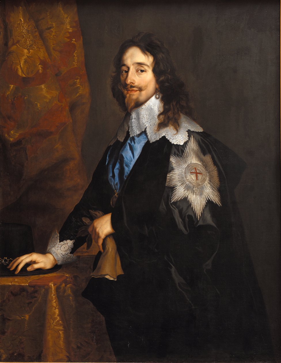 Portræt af kong Charles I af England, Skotland og Irland 1600-1649, slutningen af 1630