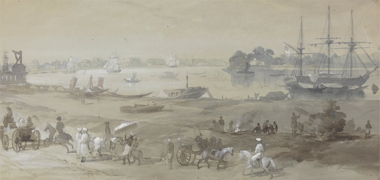 Garden Reach - Calcutta af Sir Charles DOyly