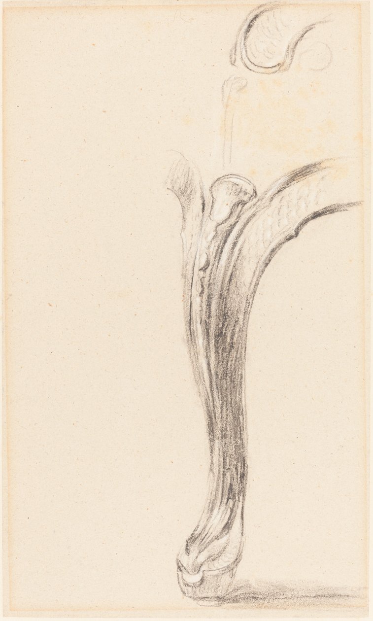 Studie af et stoleben af Sir David Wilkie