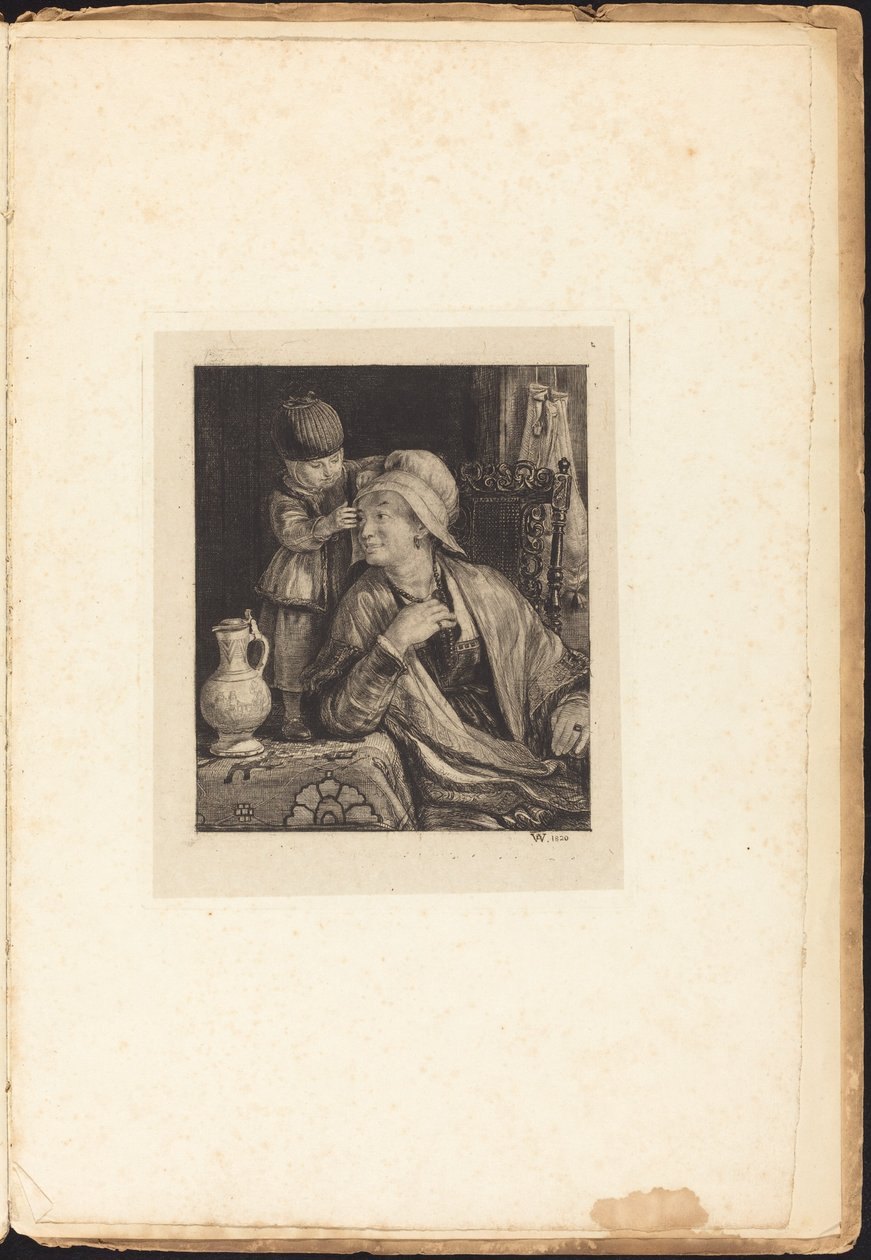 Den flamske Moder af Sir David Wilkie